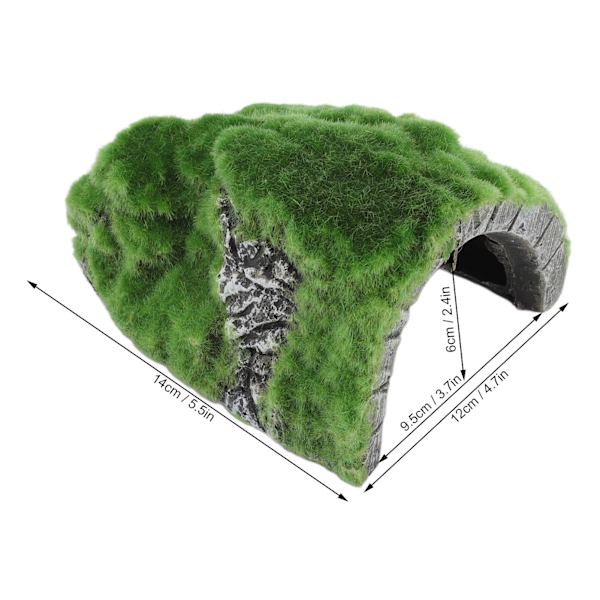 Reptiler Hideout Resin Sikker Forhindre Falmning Akvarium Dekoration Hule til Akvarium Fisketank