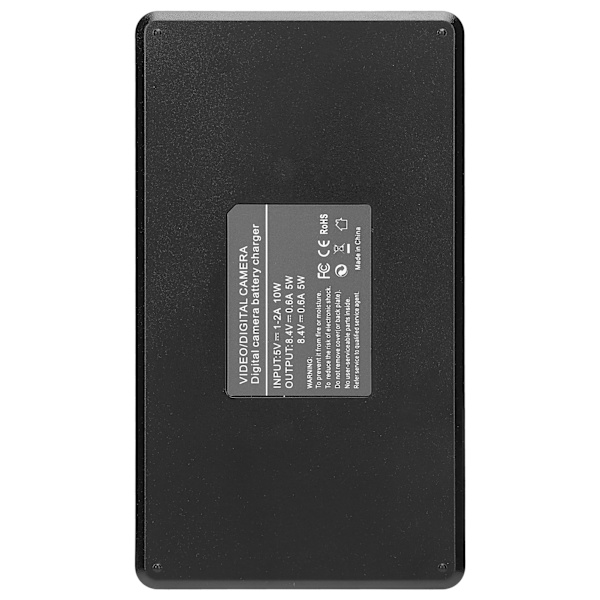 Bærbar kamera batterioplader til NB‑10L kamera dobbelt oplader med LCD-skærm