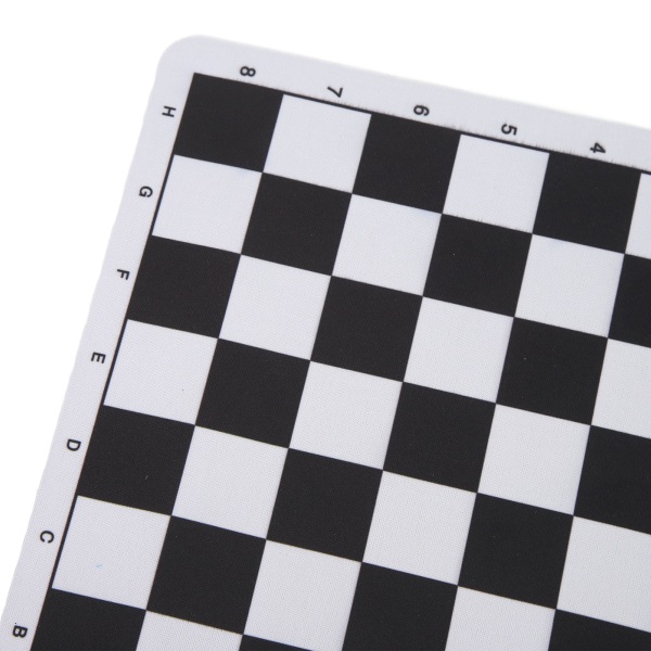 Schackbräde i PU-läder 24x23,6 cm Rivtålig Tvättbar Bärbar Internationell Schack Musmatta
