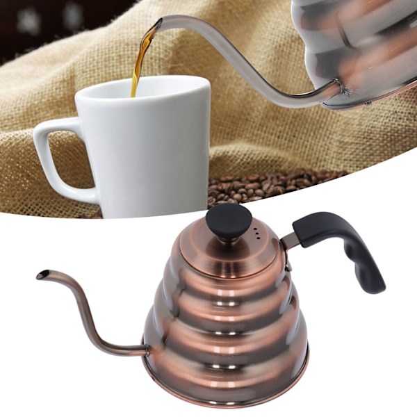 Coffee Pot 304 Stainless Steel Seamless Welding Technology Antirust Gooseneck Coffee Pot for Coffee Extract