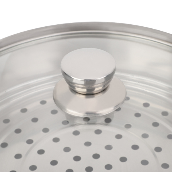 Rustfrit stål gryde 27cm/11in 2-lags dampkoger gryde dobbelt kedel suppe dampende gryde