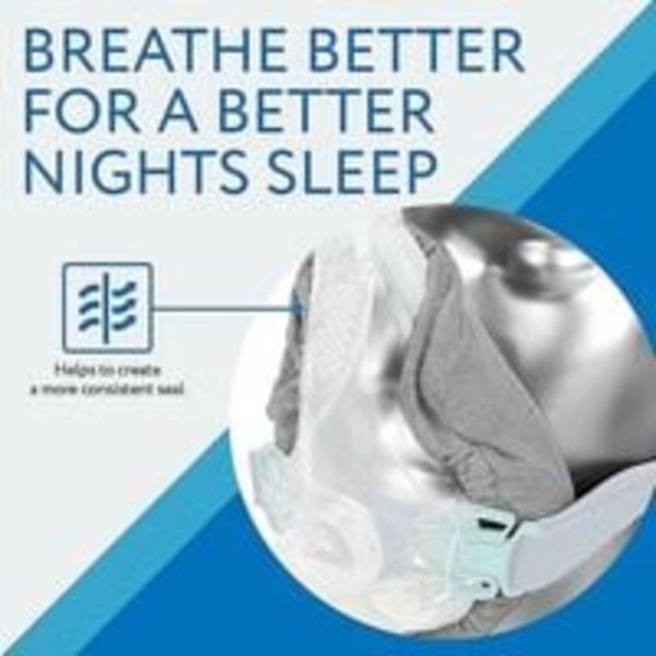 Piece Full Face Cpap Maskit Liners, Uudelleenkäytettävät Cpap Maskit Beige, Pehmeät Puuvillakannet, Sininen