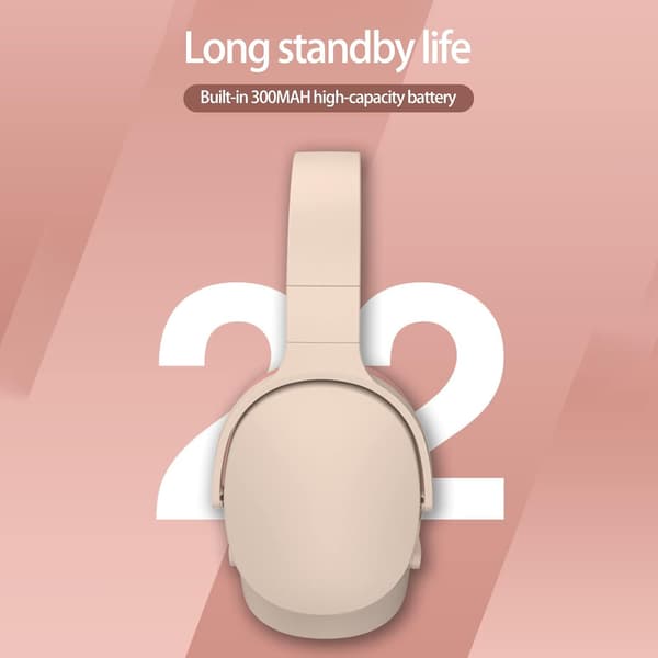 Trådløst Bluetooth-headset Reduktion Justerbart Trådløst Headset Bluetooth 5.1 Stereo Over-Ear til Sport Grøn