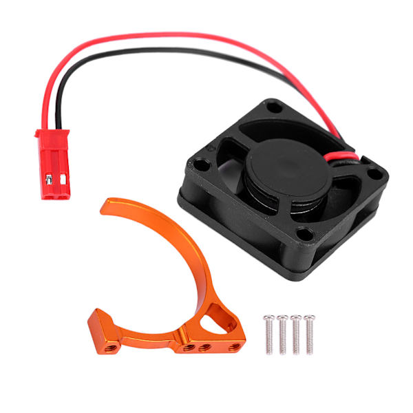 540 550 Moottorin jäähdytysripa jäähdytyslevy tuulettimella 25*25MM/30*30MM 5V RC 1:10 moottorille(N10293-OR)
