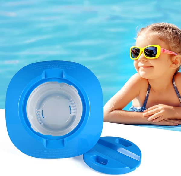 Flytande klortablettdispenser för pool, spa, bubbelpool, fontän