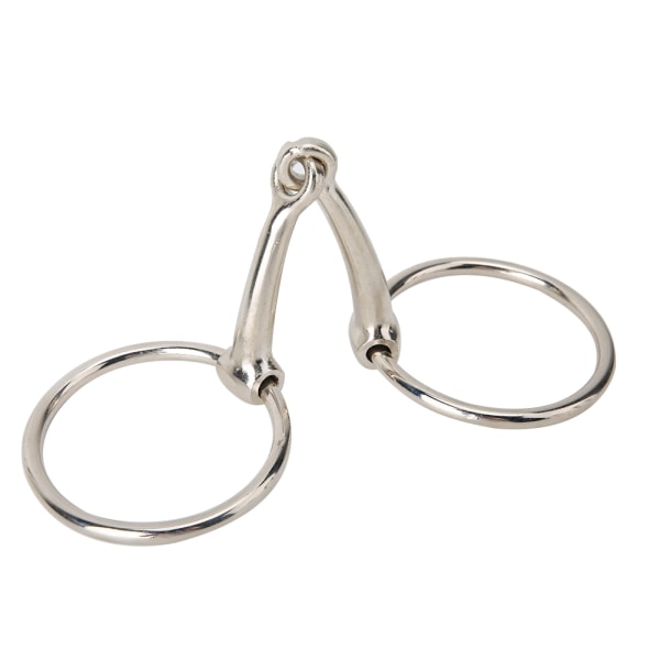 Iron Horse Ring Snaffle Bit Hollow Jointed Mouth for Equestrian Supplies
