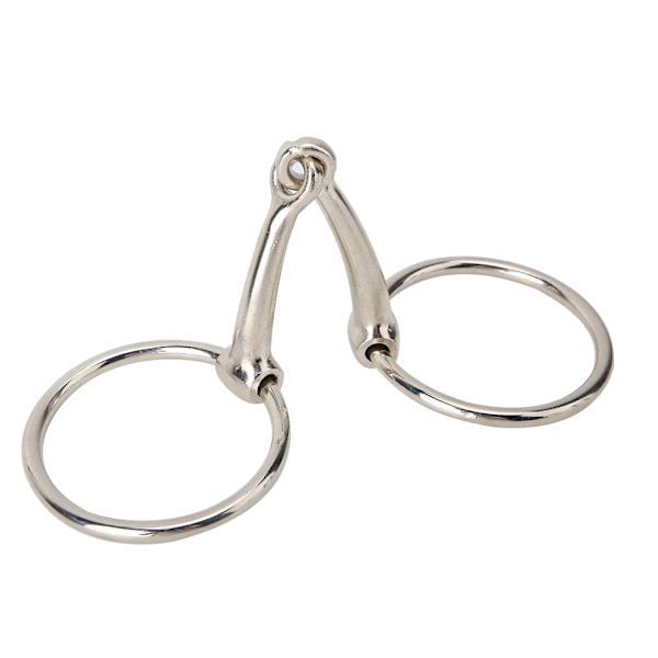 Iron Horse Ring Snaffle Bit Hollow Jointed Mouth för hästtillbehör