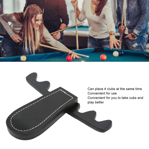 Kannettava taitettava 4-reikäinen biljardikeppiteline biljardikeppiteline snookerin kepin pidike biljardipöydälle