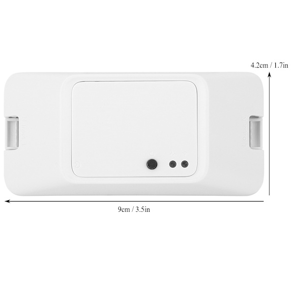 Intelligent WiFi-kontakt med tænd/sluk-funktion, understøtter APP/LAN/Stemmestyring, AC 100V~240V