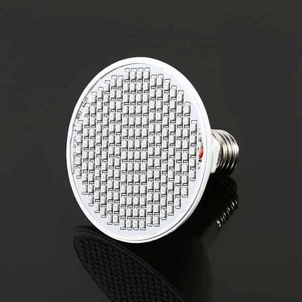 24W 200-LED plantevekstlys E27 hydroponisk blomstergrønnsak voksende lamper 85~265V