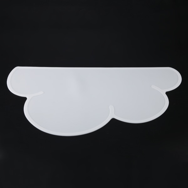 Clound Shape Husdjursmatskål Matta Hundvalp Silikon Mat Vatten Placemat Kudde Vit