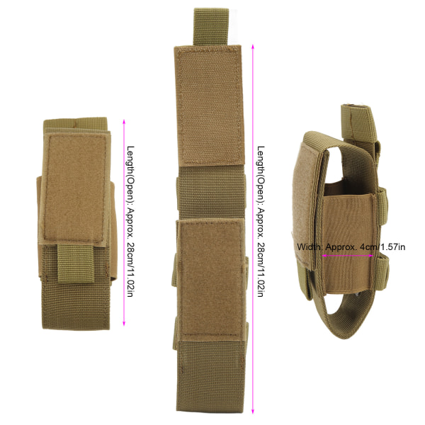 Medicinsk pose Oxford stof vandtæt tourniquet traumeholder til medicinske instrumenter bandager sakse brun