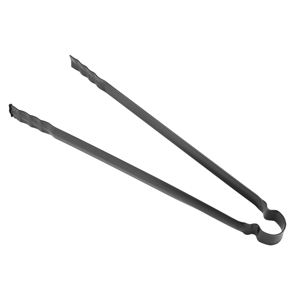 Multifunksjonell grillklype i metall for søppel, kull og servering