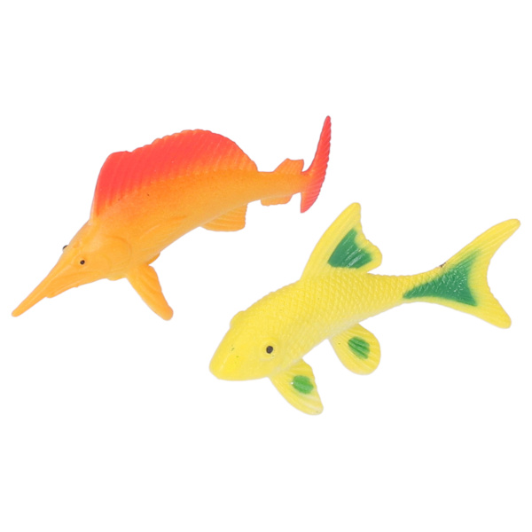 48 stk. Havdyr Legetøj Miljøvenligt Materiale Levende Form Mini Tropiske Fisk Serie Miniature Legetøj til 4 til 6 År Gamle