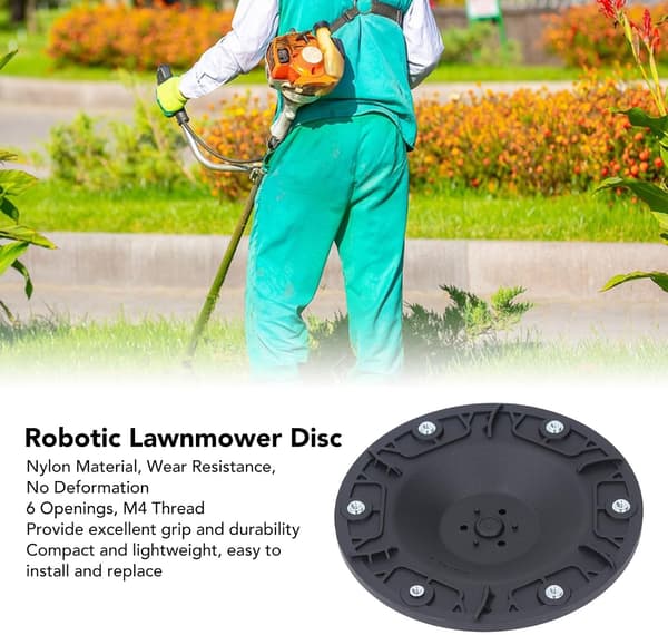 Robotplæneklipperdisk til Worx til Kress til Ferrex og Scheppch til Yardforce og Powerworks Plænemaskine Drejeskive