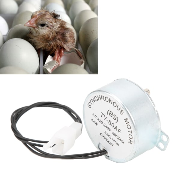 Automatisk Inkubator Motor CW / CCW Dual Mode Lav Hastighet Egg Vending Mini Inkubator Utstyr 220V