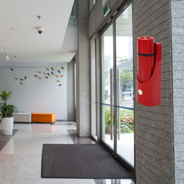 LED-taskulamppu seinälle asennettava, erittäin kirkas, paristokäyttöinen, pieni hätätaskulamppu hotelliin, kotiin, punainen