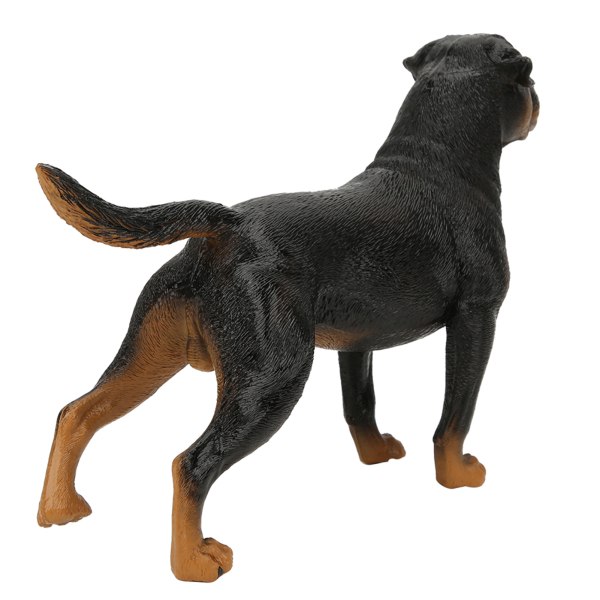 Rottweiler-simuleringsmodell prydnader skrivbordsdekoration barnutbildningsleksak
