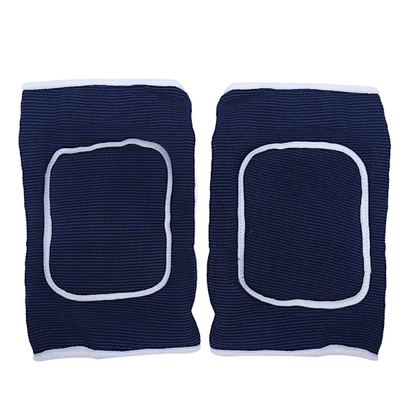 Unisex elastisk knäskydd omslagsskydd stöd (blå)