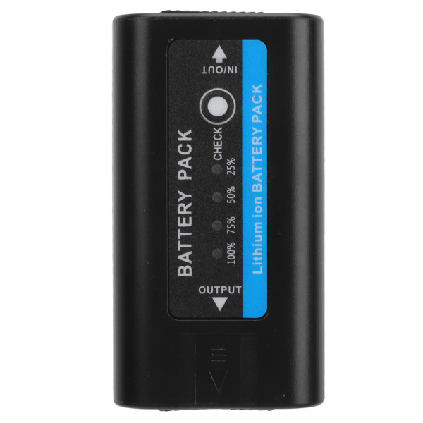 NP F980 Batteri 7200MAh Typ C USB Snabbladdning Videokamera NP F980 Batteri för MC2500C 1500C Kamera Videoljus Monitor