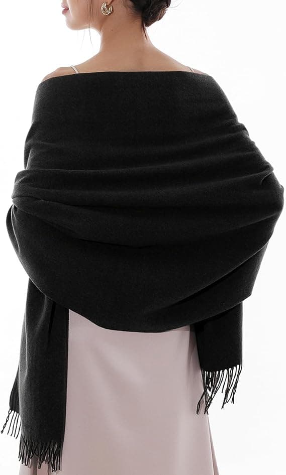Dame Skjerf Pashmina Sjal og Wraps for Bryllup Skjerf for Kvinner Vinter