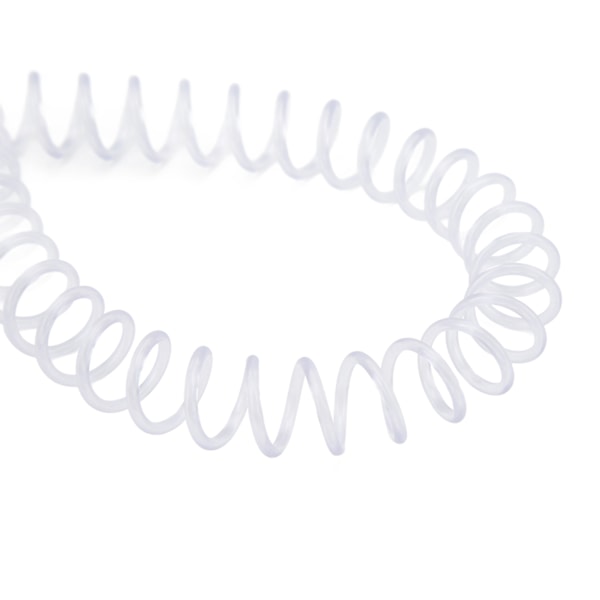 20 st spiralbindningsfjädrar med stor kapacitet, ryggkam, 30 hål, 13 mm diameter, transparent