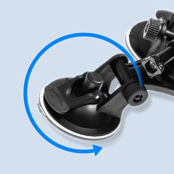 Tripod sugkopphållare stark adsorption bil trippel sugkoppsfäste för actionkameror mobiltelefoner