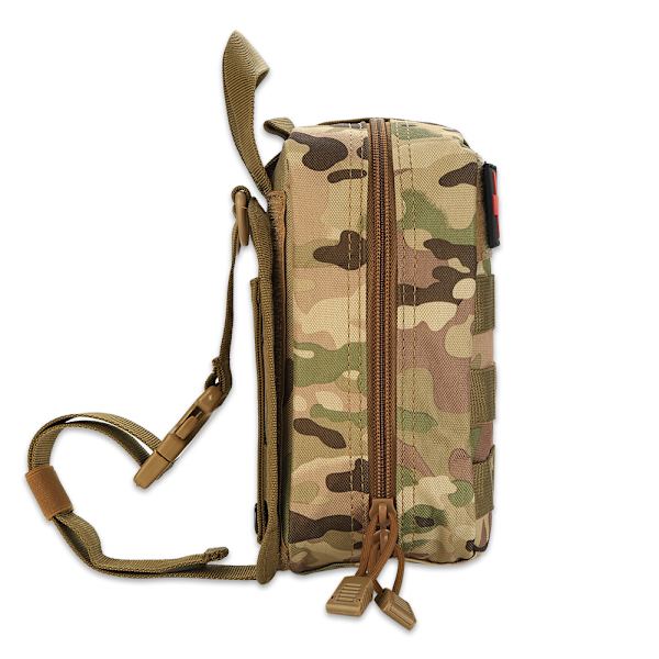 Ulkoilun selviytymissotilaallinen ensiapulaukku Kiipeily hätäensiapulaukku (Camouflage)