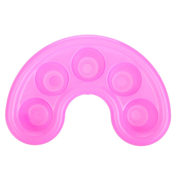 5 stk. Negle UV Akryl Gel Fjernelse Skål Fem Huller Soak Off Finger Skål Fade