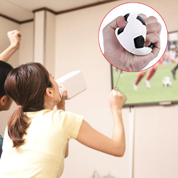 6 cm barnfotboll Antistressleksak Långsamt stigande fotboll Roliga leksaker Stress relief för barn Vuxna