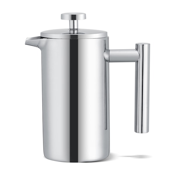 350ML Kaksinkertainen Seinä Ruostumaton Teräs Kahvinkeitin French Press Teekannu Suodattimella