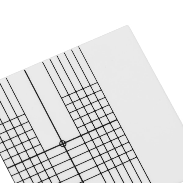 Patroninnstilling Protractor Tool Akryl LP Phono Patroninnstilling Stylus Innstilling Protractor for Måling