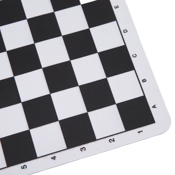 Schackbräde i PU-läder 24x23,6 cm Rivtålig Tvättbar Bärbar Internationell Schack Musmatta