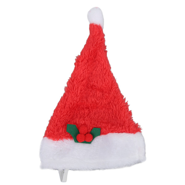 2 set hundjulhatt krage tomte katt kostymer med klockor för katter små hundar