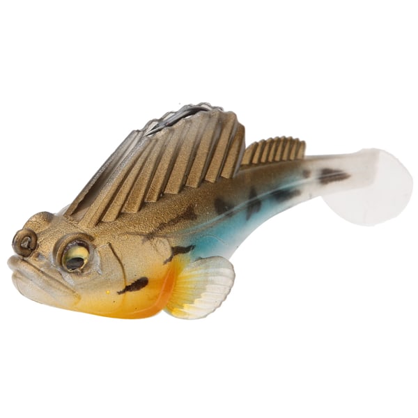 Kiselgel artificiell bionisk fiskbete lockbete fiskeredskap med blixtpaljetter 7CM 14g(SOO62-10)