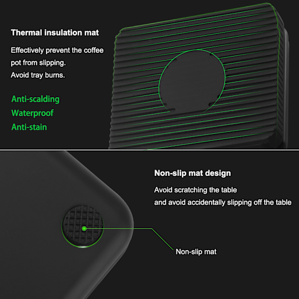 LCD Digital Timer Skala Håndlaget Kaffe Elektronisk Skala Kjøkken Hjem Mat Vekt