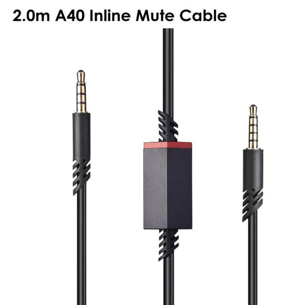 Erstatningshovedtelefonkabel til Astro A40 headset lydkabel til A40 gaming headset til Astro A10 A40 TR MixAmp