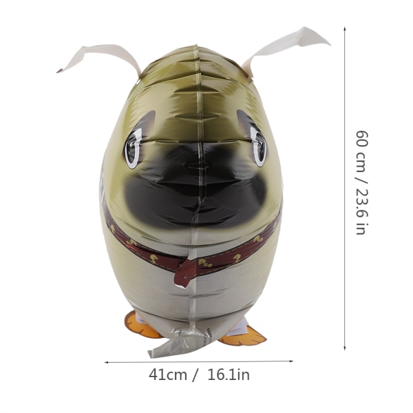 Gående djurballong söt hund kanin husdjursballong barn födelsedagsfest dekoration mops