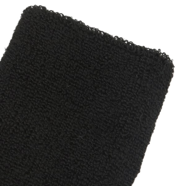 2 par handledsskydd sport basketboll svettabsorberande handledsskydd polyester bomull atletisk handledsskydd för män kvinnor svart