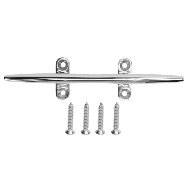 Båd klampe åben bund Heavy Duty 316 rustfrit stål båd dock klamper med installationsskruer til marine båd dock dæk SS316‑8 tommer