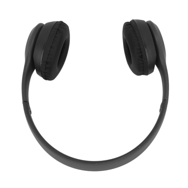 P47 BT Bluetooth-hörlurar brusreducering hopfällbara trådlösa headset för sport musikälskare present kvinnor män svart