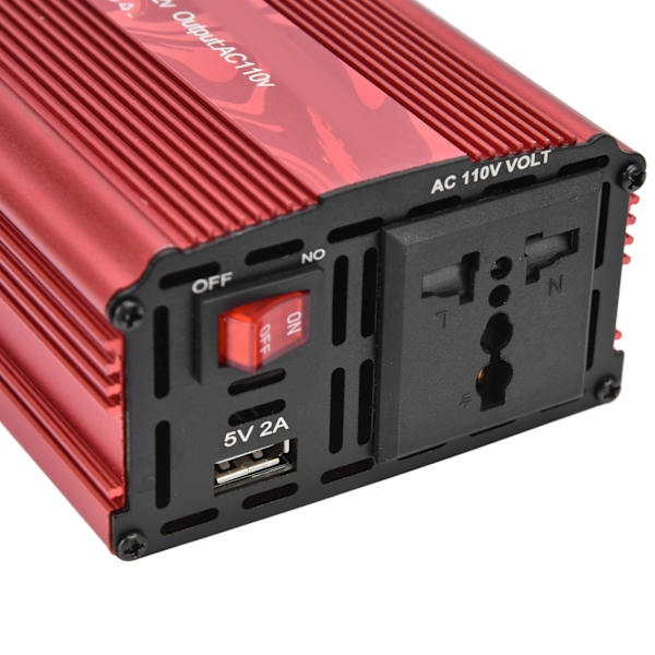 DC till AC-omvandlare Aluminiumlegering Smart Repair Sinusvåg Power Inverters 3000W 12V till 110V
