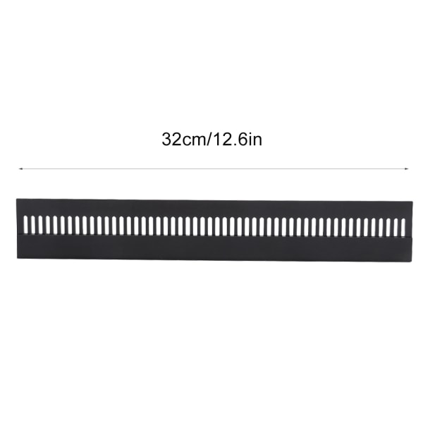 320mm Lang Svart Akvarium Fisktank Weir Overflow Kam Fjernbar Marine Sump