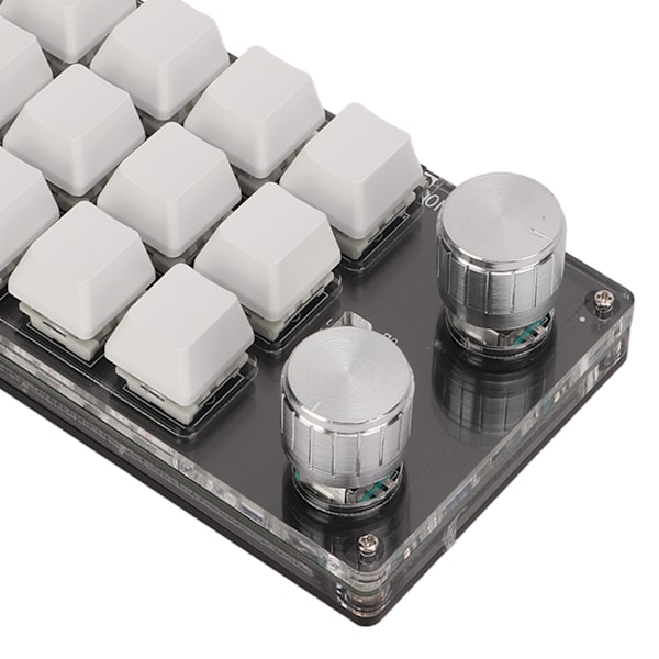 Programmerbar DIY Genvejstastatur Trådløst Multifunktionelt USB Bluetooth Dobbelttilstand 12 Taster med Knapper til Kontor Spil