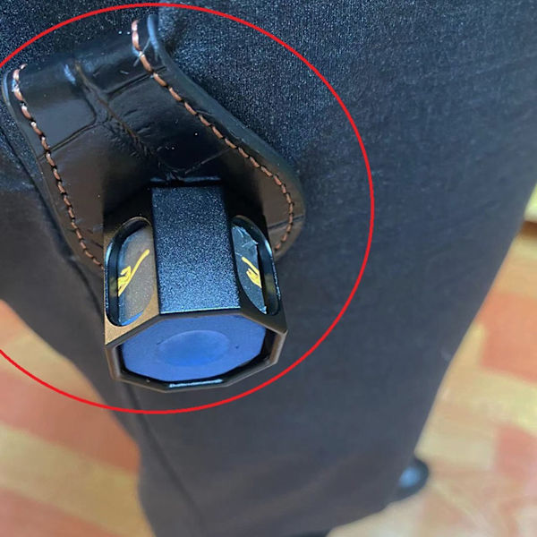 Biljardi liitu pidike kannettava kahdeksankulmainen biljardi keppi liitu kotelo magneetti klipsi Snooker työkalu lisävaruste musta