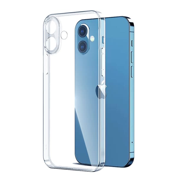 iPhone 16 Deksel Ekstra Støtsikkert og Slitesterkt Gjennomsiktig