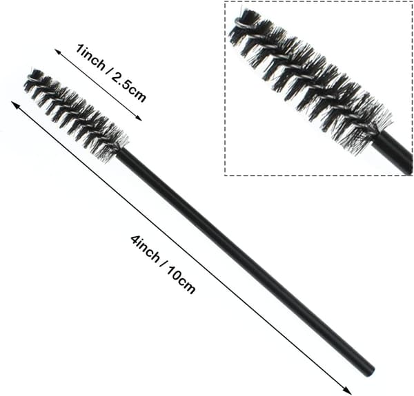 50 stk. Øjenvippe Øjenbrynsbørster Mascara Børster Engangs Makeupbørster til Øjenvippeforlængelser