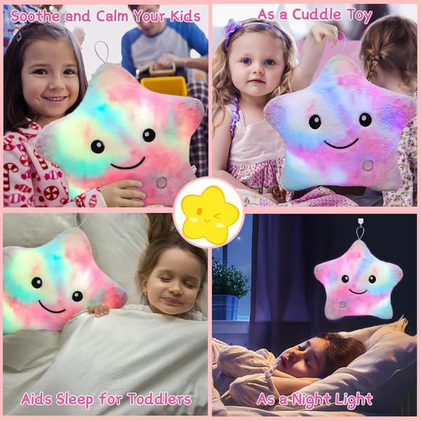 Sensoriske leker for autisme, lysende stjernebamse, sensoriske leker, søvnhjelp for barn, ADHD, autismeleker, sensorisk lekelys for småbarn og babyer