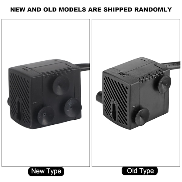 Mini Ultra Tyst Nedsänkbar Vattenpump Fisk Damm Akvarium Tank Fontän
