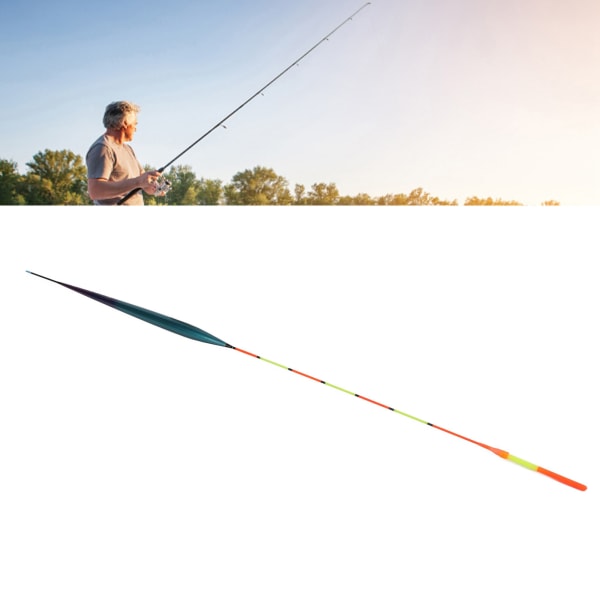 Høy følsomhet Bobbers Fiskeflottører Tre Karpefiske Bobber Eye Catching Slender Body